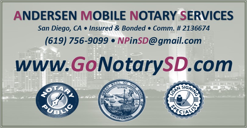 24/7 Mobile Notary San Diego